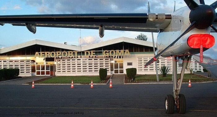 Goma Airport Terminal and Parking Aérogare_et_Parking_de_l'Aéroport_de_Goma